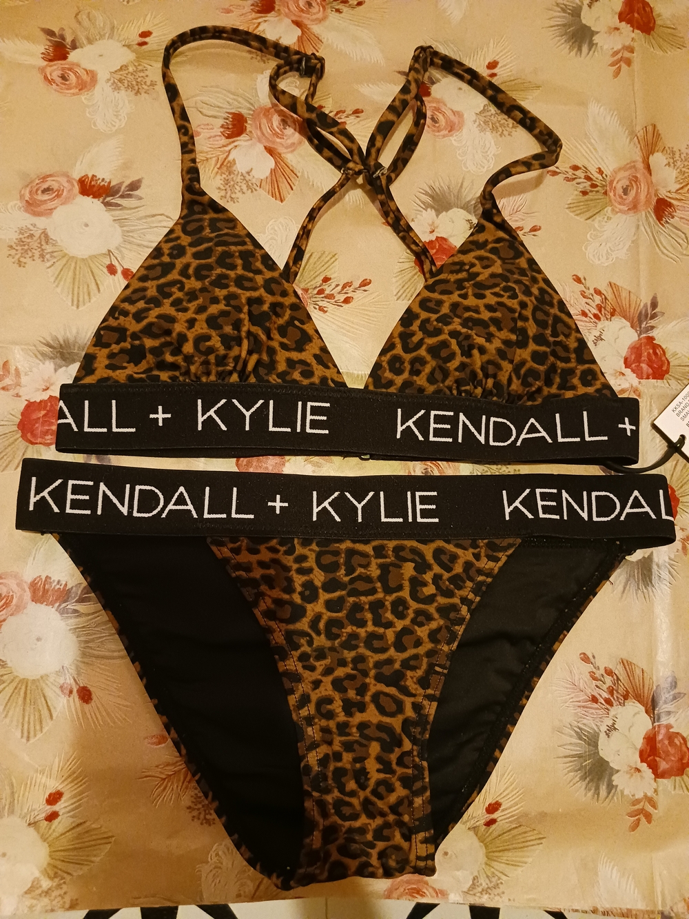Kendall & Kylie Animal Print 2-Piece Swimsuit